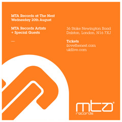 Toyboy & Robin b2b TCTS LIVE from MTA @ The Nest - 30th April