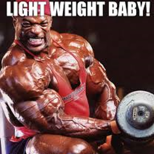 Light weight baby ronnie coleman | Sticker