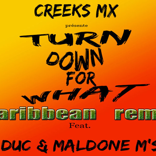 LIL JON Ft MC DUC & MALDONE MSAY - TURNDOWN FOR WHAT - CARIBBEAN REMIX By CREEKS MX