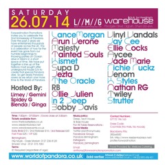 Pandora Live Set - 26th July 14 - LMG Warehouse