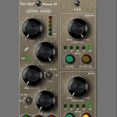 6X-500 Dance Beat Highpass Filter Slope 36db/Oct