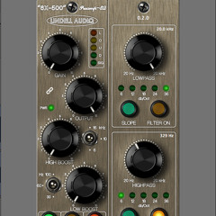 6X-500 Dance Beat Highpass Filter Slope 6db/Oct