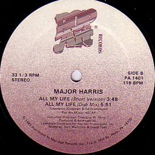 Major Harris - All My Life (Principle Re-Edit)