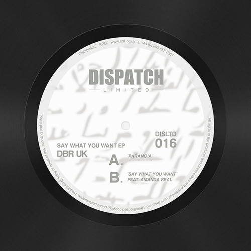 DBR UK - Say What You Want (feat. Amanda Seal) - Dispatch LTD 016 B (CLIP) - OUT NOW