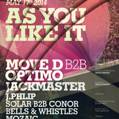 Move D B2B Optimo at As You Like It 05.17.14