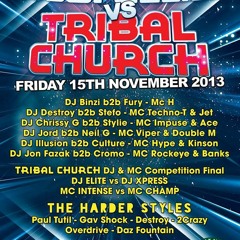 Dj Jord B2B Neil G - Mc Double M - Progression Vs Tribal Church C.D