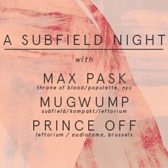 Max Pask's Guest Mix On Mugwump's Leftorium Lab Radioshow (FM Brussel)