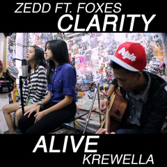 Alive - Krewella // Clarity - Zedd (Mash Up Cover) by Borri, Shelma & Keshia