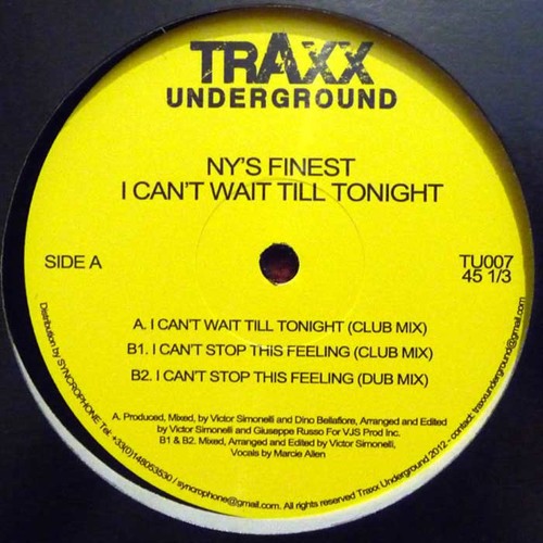 NY's Finest - I Can't Wait Till Tonight Club Mix)