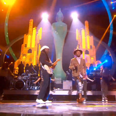 Pharrell Williams Ft Nile Rodgers -  Get Lucky, Good Times, Happy Live