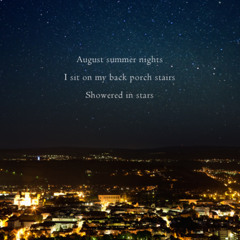 Percolating inside your head [naviarhaiku032 - August summer nights]