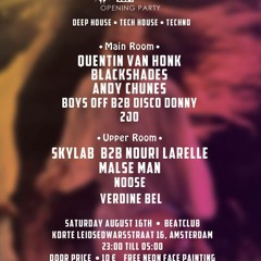 Nouri Larelle & Skylab b2b - Live @ Flower Tribe - Beatclub Amsterdam 16 - 08 - 2014