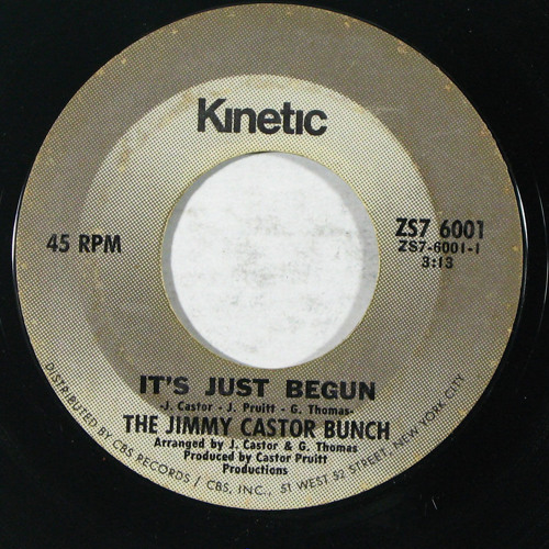 Soul Fiesta Private Stock 45's-Jimmy Castor Bunch / It's Just Begun