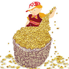 שק דינרים לנער קטן