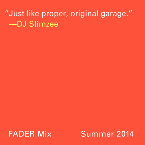FADER Mix: DJ Slimzee