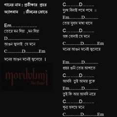 Protikkhar Prohor (Moruvumi) on Accoustic Guitar