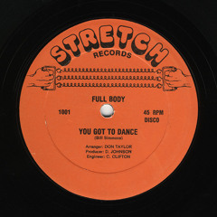 Full Body - You Got To Dance (Vocal)