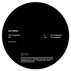 BRH001 - Lee Holman - The Forgotten Ep