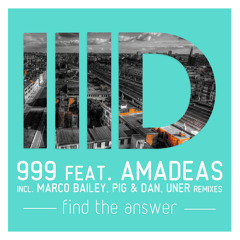 999 feat. Amadeas - Find The Answer (Pig&Dan Remix) - ID062 web
