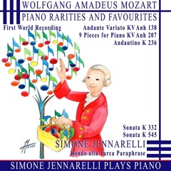 Mozart: Piano Piece No. 1 in D Major, KAnh 207