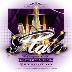 HALO | The Champagne Party | Sat 13th Sept @ Revolution Leadenhall | 07939296977 221161D8