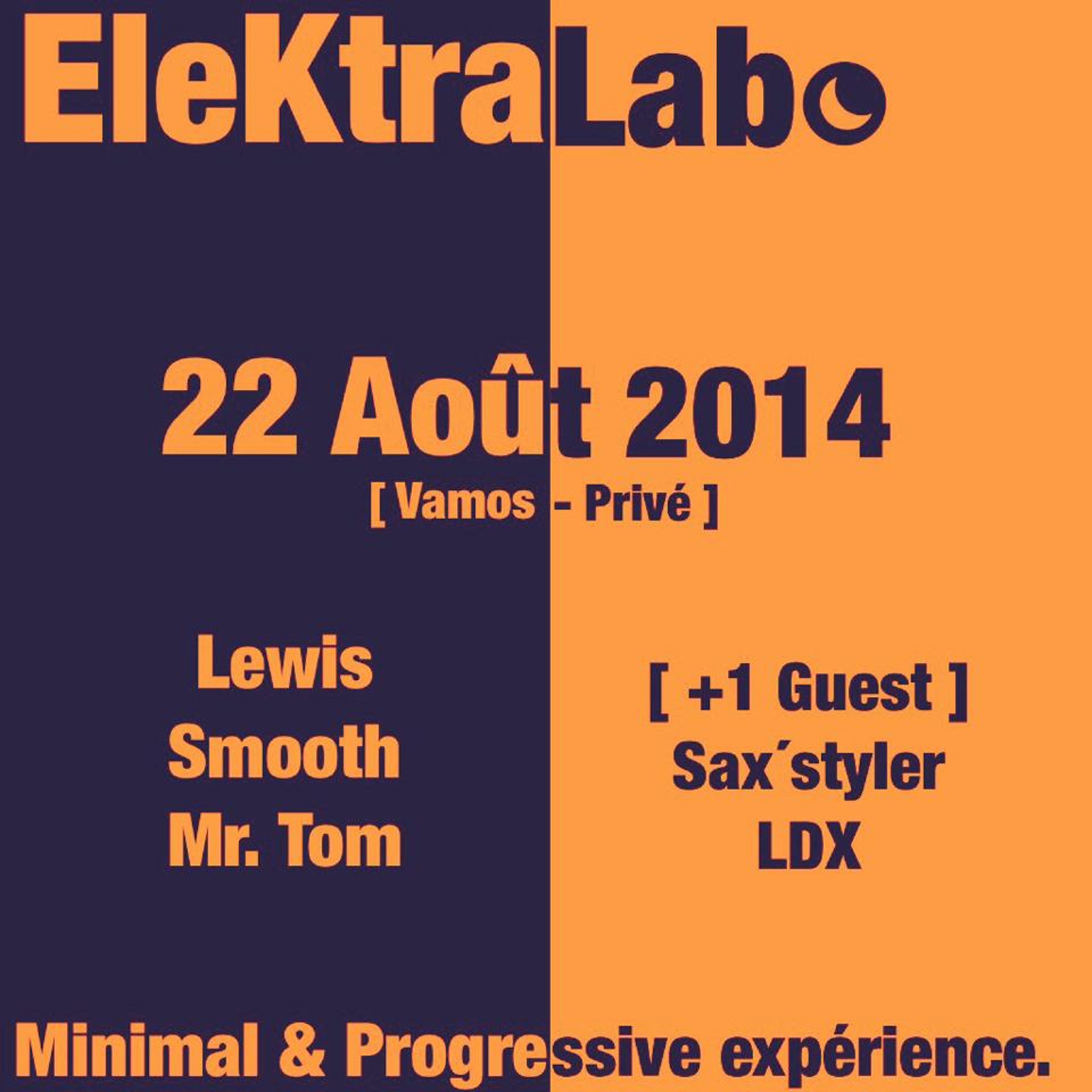 22/08/14 - Dj Smooth live @ EleKtraLab (Club Vamos, France) episode artwork