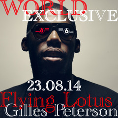 Flying Lotus gives Gilles Peterson world exclusive first play of his new single