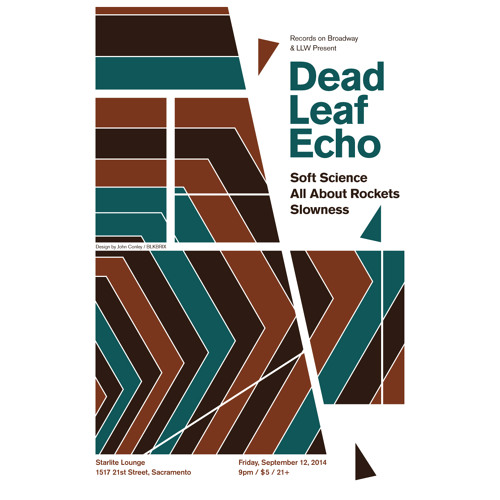 2014.09.12 - Dead Leaf Echo, Soft Science, All About Rockets, Slowness