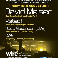 Ross Alexander - Live Set, Dubtek, Leeds, 15.08.14