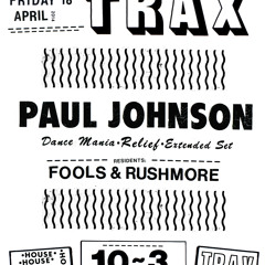 House Of Trax w/PAUL JOHNSON - tribute to PJ mix [Dance Mania,Relief]