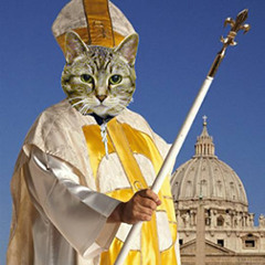 Pope Cat: Two instant mixes on the theme of cats and religion