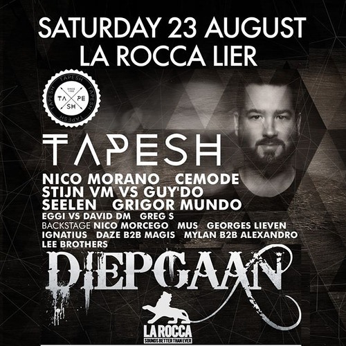 Diepgaan - La Rocca Backstage (Live set Georges Lieven)