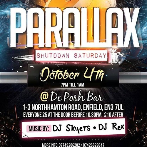 #PARALLAX(SHUTDOWN SATURDAY) RNB AND BASHMENT MIX PART 2 BY DJ REX