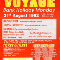 Grooverider - Voyage Leeds 31.8.92