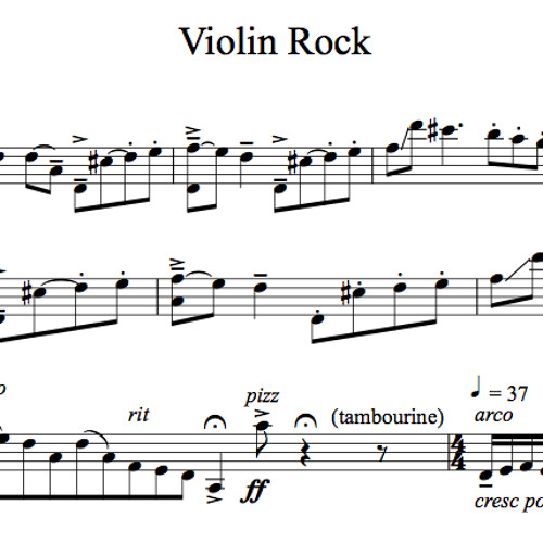 Stream Violin Rock Karaoke Sample by Lindsey Stirling Sheet Music