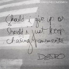 Chasing Pavements cover - Denrou (Snippet)