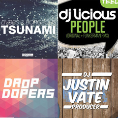 DVBBS & Borgeous Ft Dj Licious & Drop Dopers - Tsunami People (Justin Vate Mash - Up) * FREE TRACK *