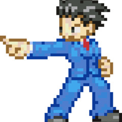Pursuit ~ Cornered - Ace Attorney 8-bit
