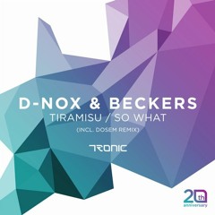 D-Nox & Beckers - Tiramisu (Original Mix)