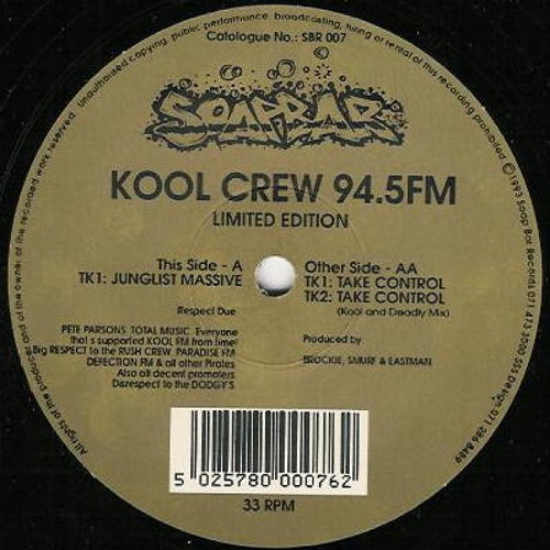 Kool Crew 94.5FM ‎– Junglist Massive 1993