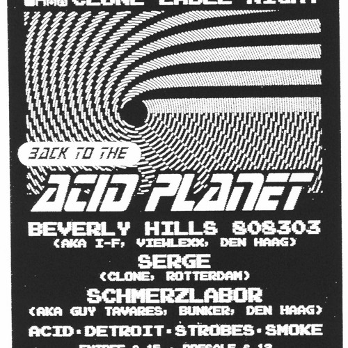 I-F aka Beverly Hills 808303 @ Back To The Acid Planet, Trouw Amsterdam (15-08-14)