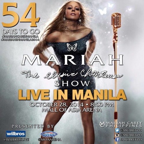 MARIAH CAREY ME. I AM MARIAHTHE EXCLUSIVE RECORD LAUNCH PHILIPPINES  POSTER