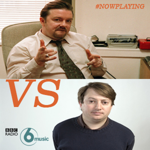 Famous Radiohead fans Head To Head - Ricky Gervais vs David Mitchell  #NowPlaying #Radiohead6Music