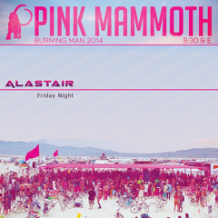 Alastair @ Burning Man 2014 - Pink Mammoth