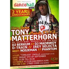 Tony Matterhorn Juggling at dancehall vibes 2 years anniversary