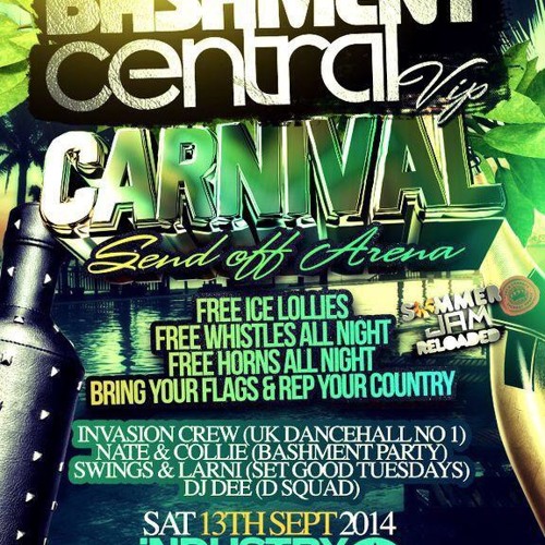 SUMMER JAM RELOADED ★ NEW BASHMENT - MIXED BY DJ DEE ★ SAT 13TH SEPT @ INDUSTRY
