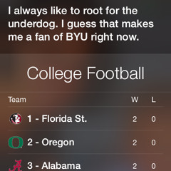 Siri's Favorite Football Team