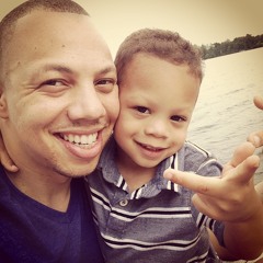 My son on The Yolanda Adams Morning Show