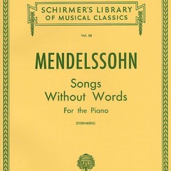 Mendelssohn - Song Without Words Op.102, No.4 (performed on a Bechstein)