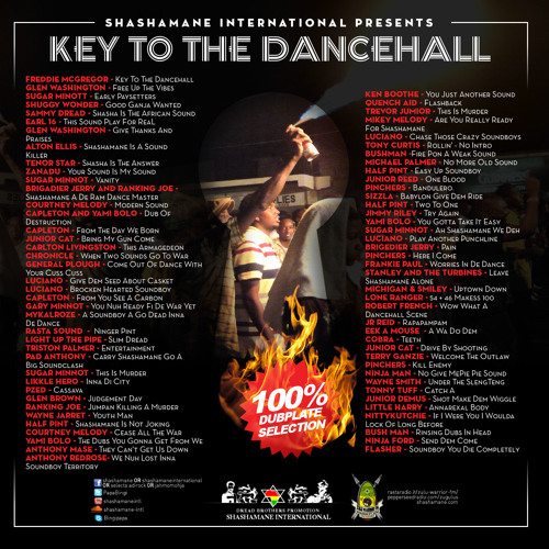 Shashamane Int’l  - Presents- Key To The Dancehall Dubplate Mix 2K13